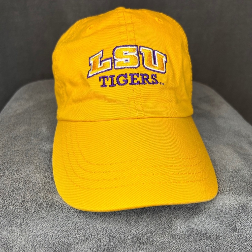 LSU Tigers Hat Cap Gold & Purple Adjustable Adult Cobra NCAA Baseball‎
